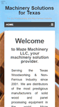 Mobile Screenshot of mazemachinery.com